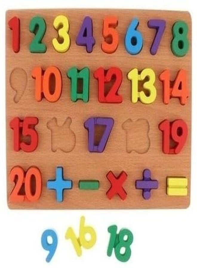 حروف أبجدية خشبية من كريزي باي (أحرف كبيرة ABCD + 1234 أرقام) ألعاب ألغاز للأطفال (متعددة الألوان) - Image 4